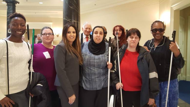NFBMD engaged in legislative advocacy in Annapolis with Delegate Attar fighting for access to information concerning electric low-speed scooters